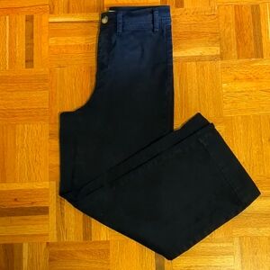 Marine Layer Bridget Slim Wide Leg Crop Pants